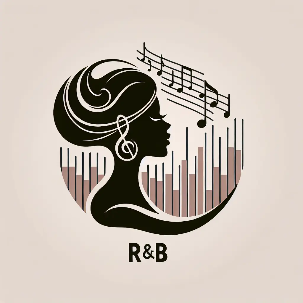 Simple logo for R&amp;B and Soul music female signer.